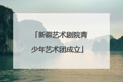 新疆艺术剧院青少年艺术团成立